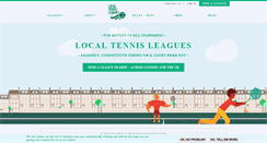 Desktop Screenshot of localtennisleagues.com